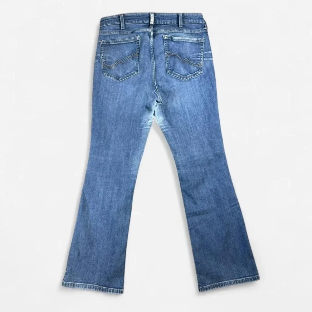 Ariat Denim Light Wash Western Ballary Boot‎ Jeans Women Size 33S